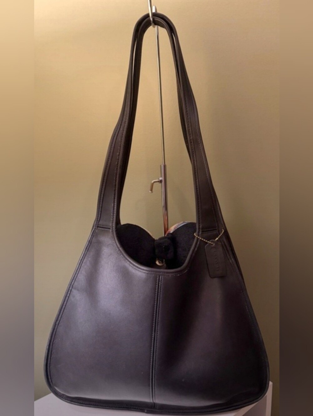 RARE Vintage Coach Ergo Shopper Shoulder Bag 9035 in Black